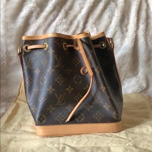 Authentic Louis Vuitton Mini Noe Bucket Bag
